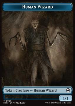 Human Wizard Token (U 1/1) // Jace, Unraveler of Secrets Emblem