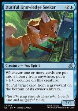 Dutiful Knowledge Seeker