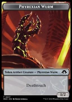 Phyrexian Wurm Token (Artifact 1/2 Deathtouch)