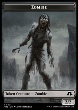 Zombie Token (Black 2/2)