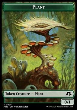 Plant Token (G 0/1) // Zombie Token (B 2/2) (V.1)