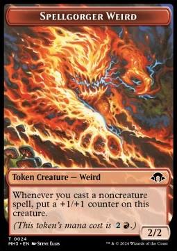 Spellgorger Weird Token (R 2/2) // Energy Reserve