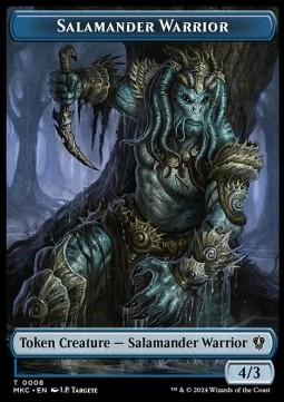 Salamander Warrior Token (U 4/3) // Zombie Token (B 2/2)