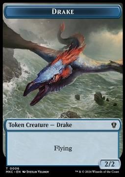 Drake Token (U 2/2) // Cat Token (G 2/2)