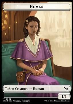 Human Token (W 1/1) // Soldier Token (W 1/1)