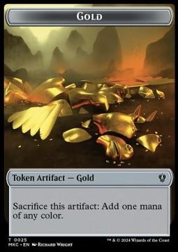 Gold Token // Lightning Rager Token (R 5/1)