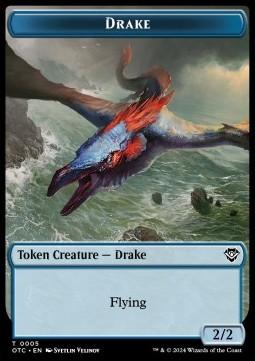 Drake Token (U 2/2) // Soldier Token (A 1/1)