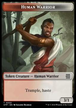 Human Warrior Token (RW 3/1) // Plot