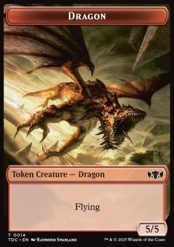 Dragon Token (R 5/5) // Treasure Token