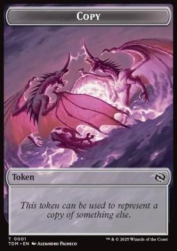 Copy Token // Monk Token (W 1/1 Prowess)