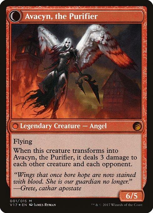Archangel Avacyn / Avacyn, the Purifier (back)