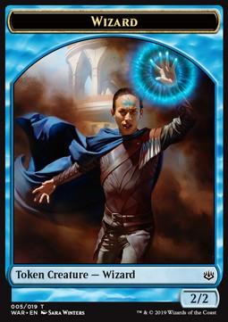 Wizard Token (Blue 2/2)