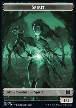 Spirit Token (C 1/1) // Liliana, the Last Hope Emblem