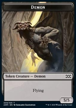 Demon Token (B 5/5) // Elemental Token (GW */*)