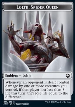 Lolth, Spider Queen Emblem // Treasure Token