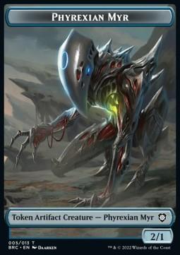 Phyrexian Myr Token (UA 2/1) // Scrap Token