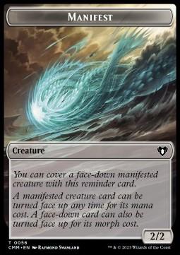 Manifest Token // Phyrexian Germ Token (B 0/0)