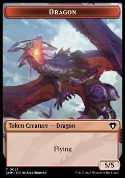 Dragon Token (R 5/5) // Thopter Token (A 1/1)