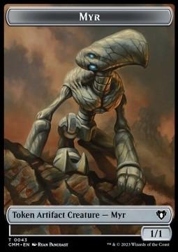 Myr Token (A 1/1) // Treasure Token