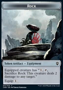 Rock Token // Salamander Warrior Token (U 4/3)