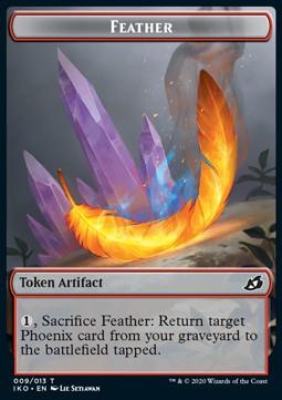 Feather Token // Human Soldier Token (W 1/1) (V.3)