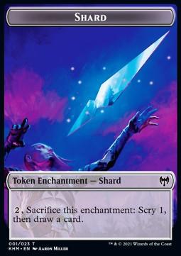Shard Token // Human Warrior Token (W 1/1)
