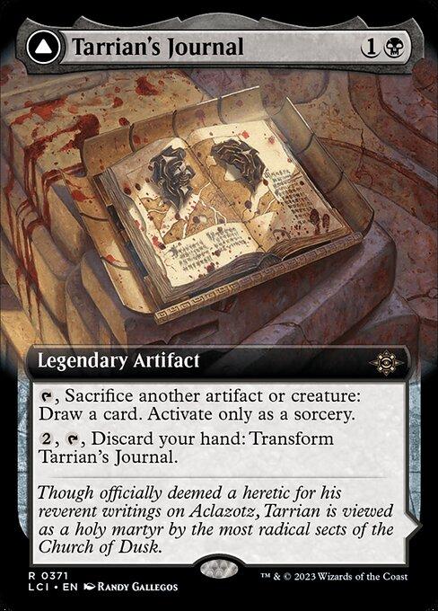 Tarrian's Journal // The Tomb of Aclazotz (front)
