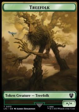 Treefolk Token (G */*) // Food Token