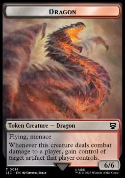 Dragon Token (BR 6/6) // Wraith Token (B 3/3)