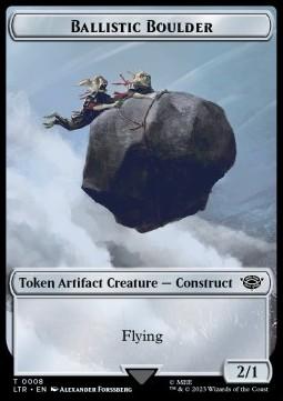 Ballistic Boulder Token (A 2/1) // Food Token (V.1)