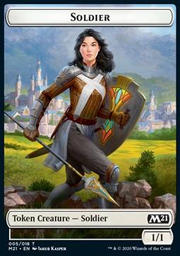 Soldier Token (White 1/1)