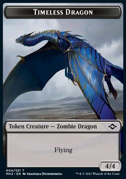 Timeless Dragon Token // Clue Token (V.2)