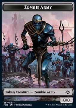 Zombie Army Token (B 0/0) // Clue Token (V.1)