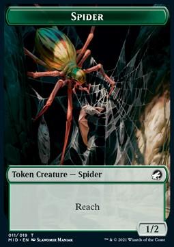 Spider Token (G 1/2) / Wolf Token (G 2/2)