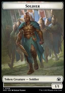 Soldier Token (W 1/1) // Vampire Knight Token (B 1/1)