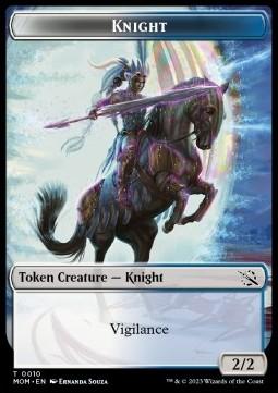 Knight Token (WU 2/2) // Assassin Token (B 1/1 Deathtouch, haste)