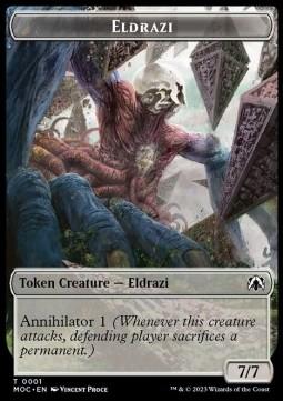 Eldrazi Token (C 7/7) // Goblin Token (R 1/1)
