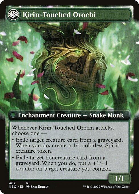 Teachings of the Kirin // Kirin-Touched Orochi (V.2) (back)