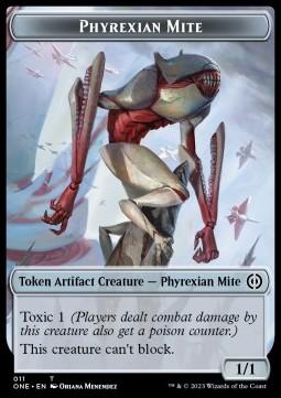 Phyrexian Mite Token (A 1/1) // Phyrexian Insect Token (G 1/1)