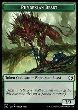 Phyrexian Beast Token (Green 3/3)