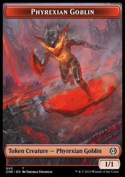 Phyrexian Goblin Token (R 1/1) // Phyrexian Mite Token (A 1/1)