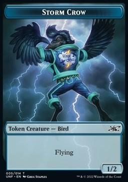 Storm Crow Token (U 1/2) // Cat Token (W 2/2)