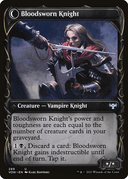 Bloodsworn Squire // Bloodsworn Knight (back)