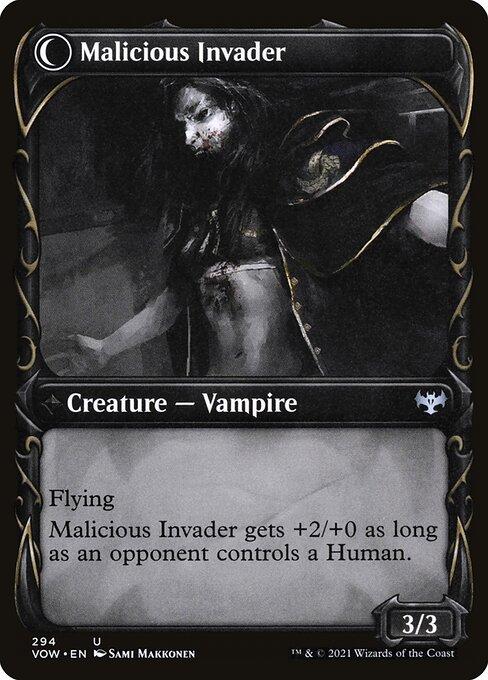 Innocent Traveler // Malicious Invader (V.1) (back)