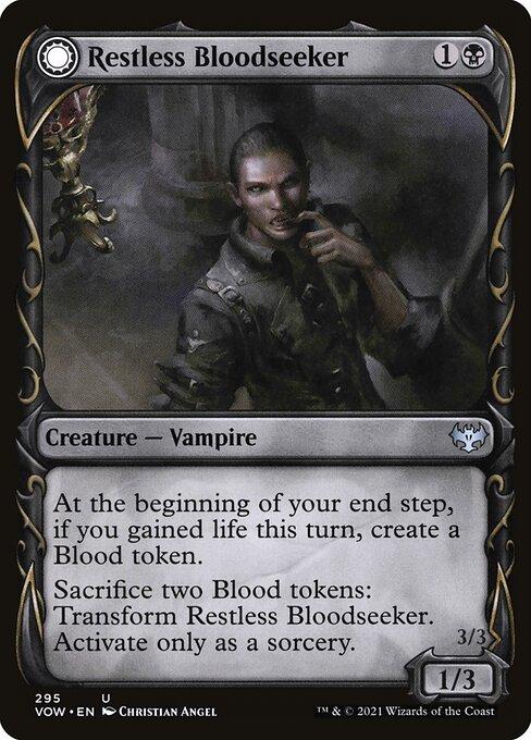 Restless Bloodseeker // Bloodsoaked Reveler (front)