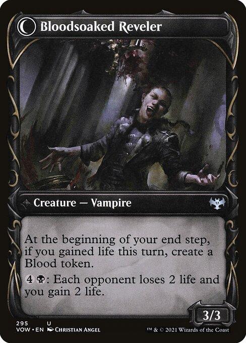 Restless Bloodseeker // Bloodsoaked Reveler (back)