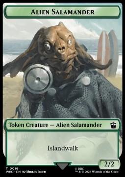 Alien Salamander Token (G 2/2) // Alien Insect Token (GW 1/1)