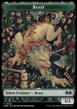 Beast Token (Green 3/3)