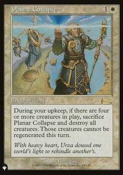 Planar Collapse
