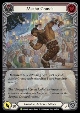 Macho Grande (Red) (Extended Art Rainbow Foil)